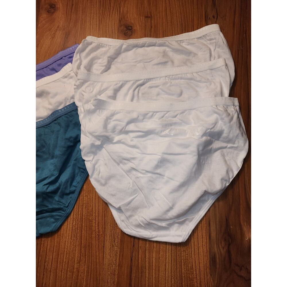 Hanes Womens Underwear Sizd 6 Pack Of 6 15763 100% Cotton Blend - Picture 4 of 6